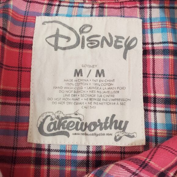Disney x Cakeworthy | Mulan The Most Rare Beautiful of All Plaid Button Up Shirt - Picture 9 of 11